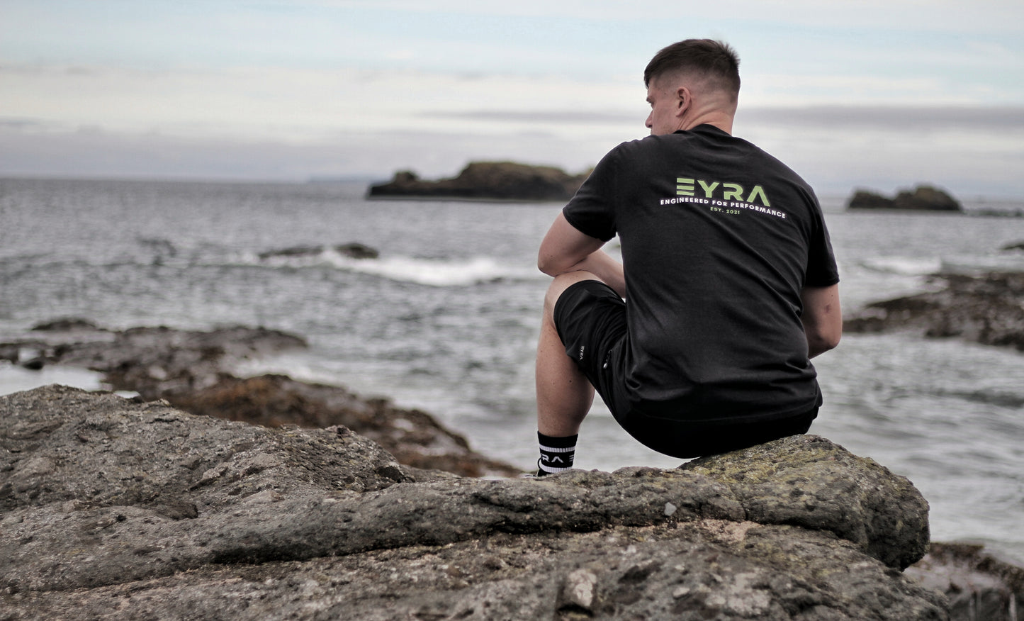 Icon T Shirt - Black/Green