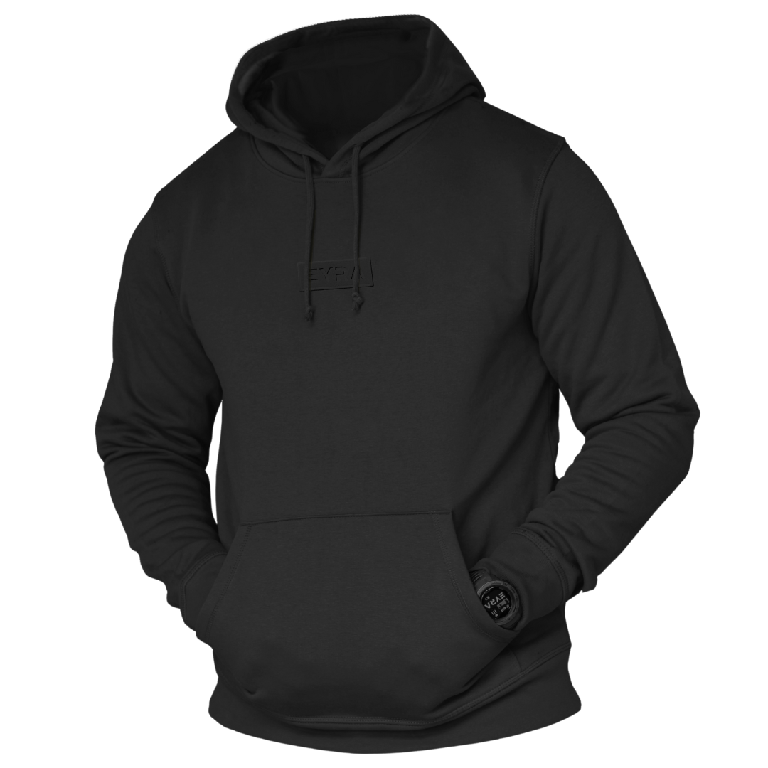 Hoodie - Box Logo - Black