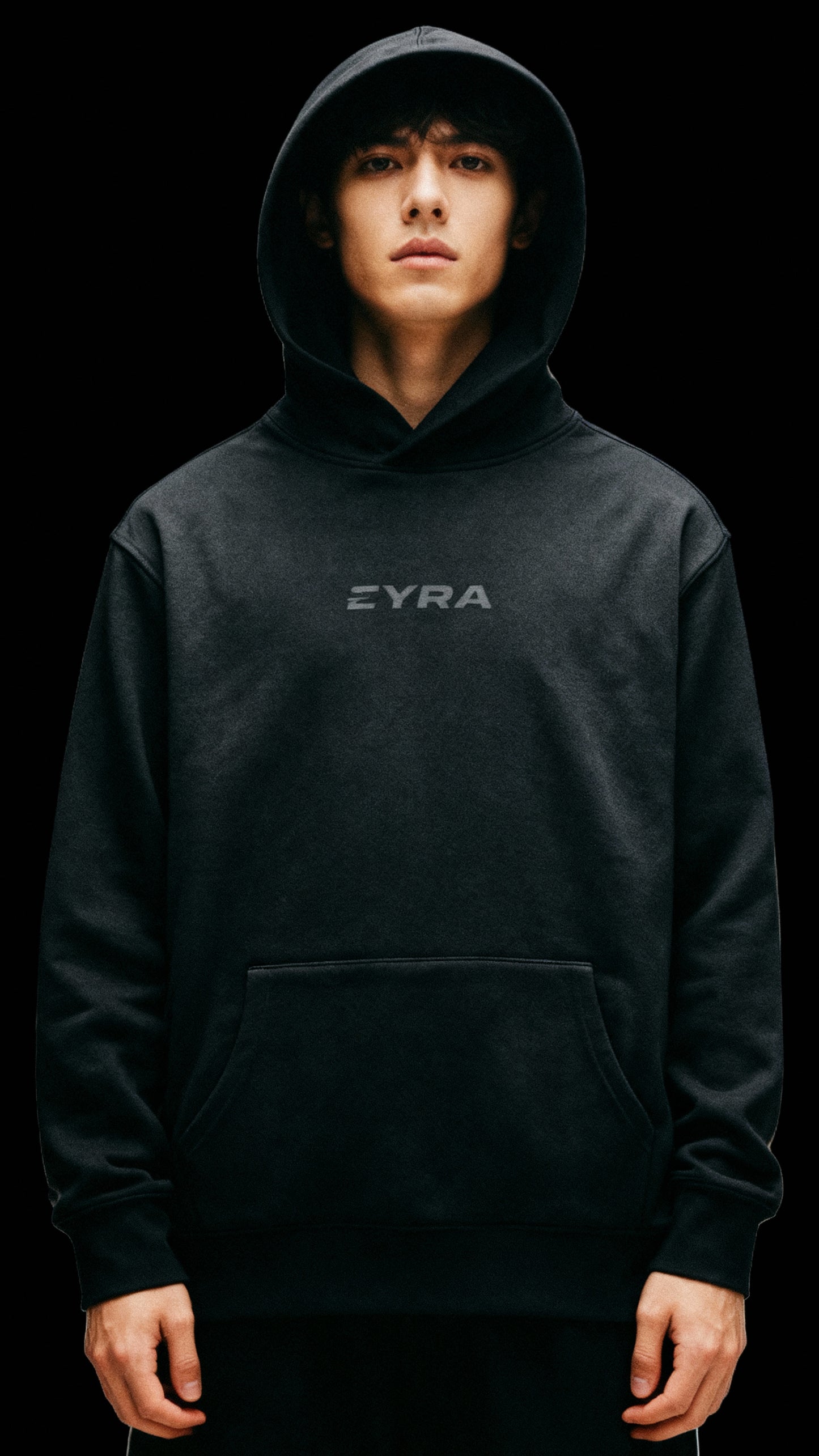 Faded Hoodie - Black